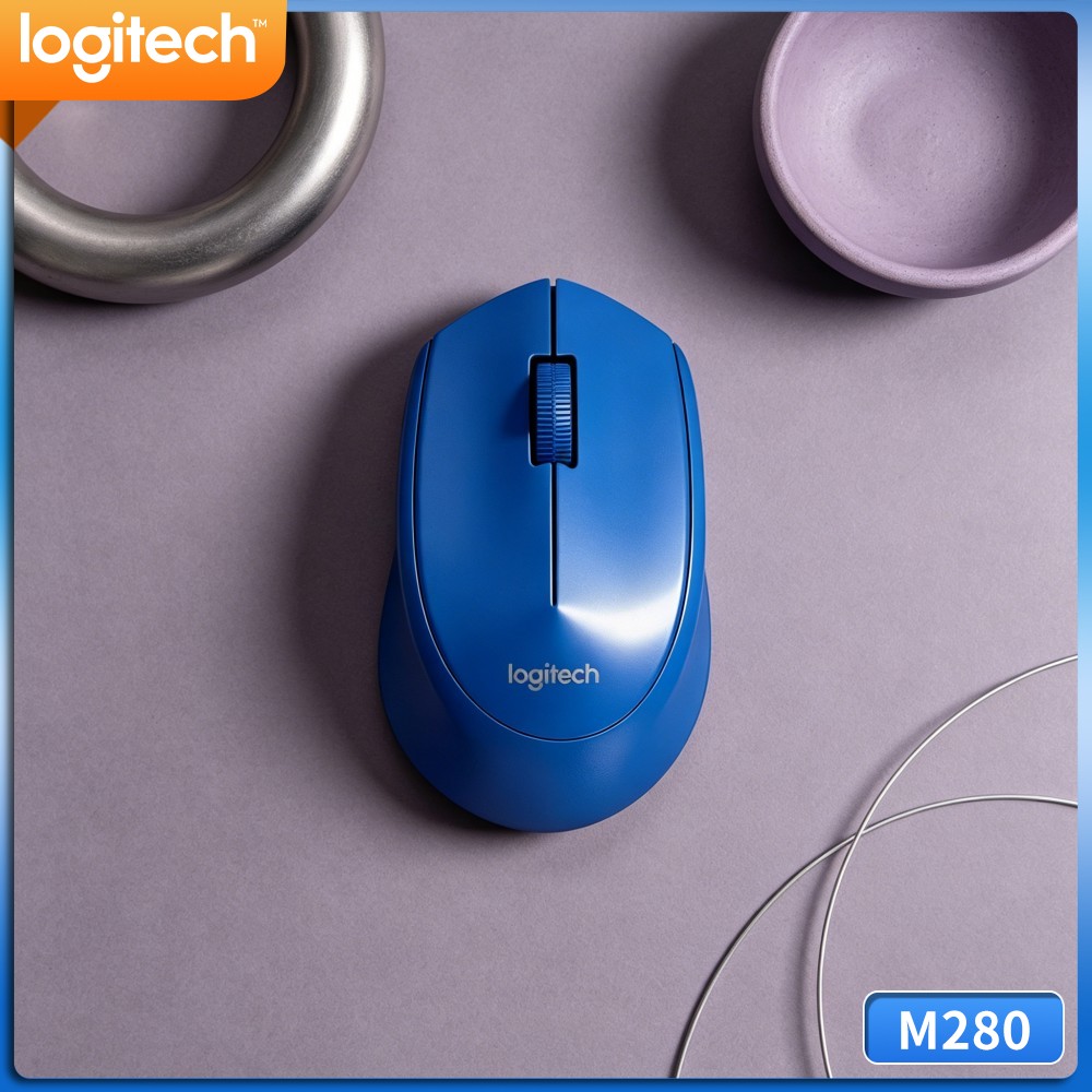 Home Office For Mac - เมาส์ไร้สายโลจิเทค M280 2.4Ghz Stable Link 1000