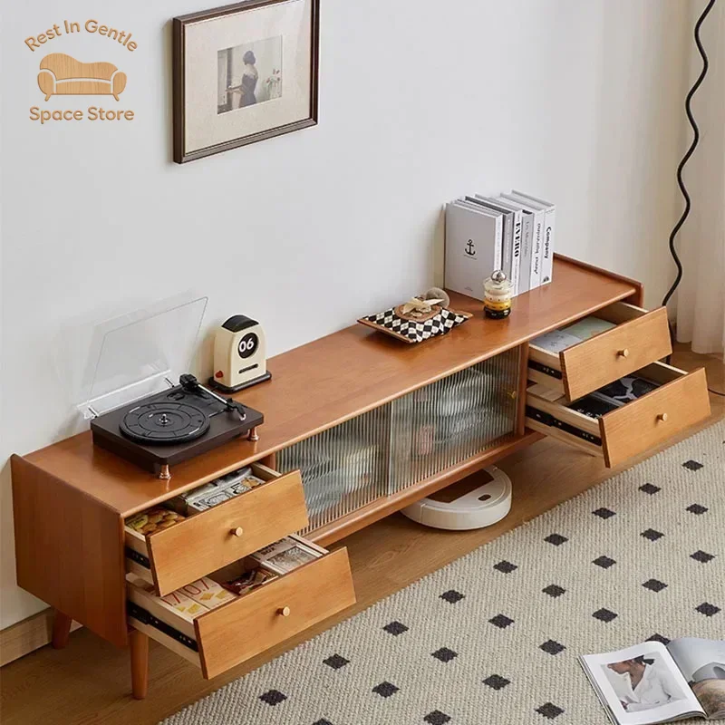 Drawer Pedestal Cabinet - ตู้วางทีวีแบบโมเดิร์น พร้อมลิ้นชักเก็บของ ฐานตั้งพื้น