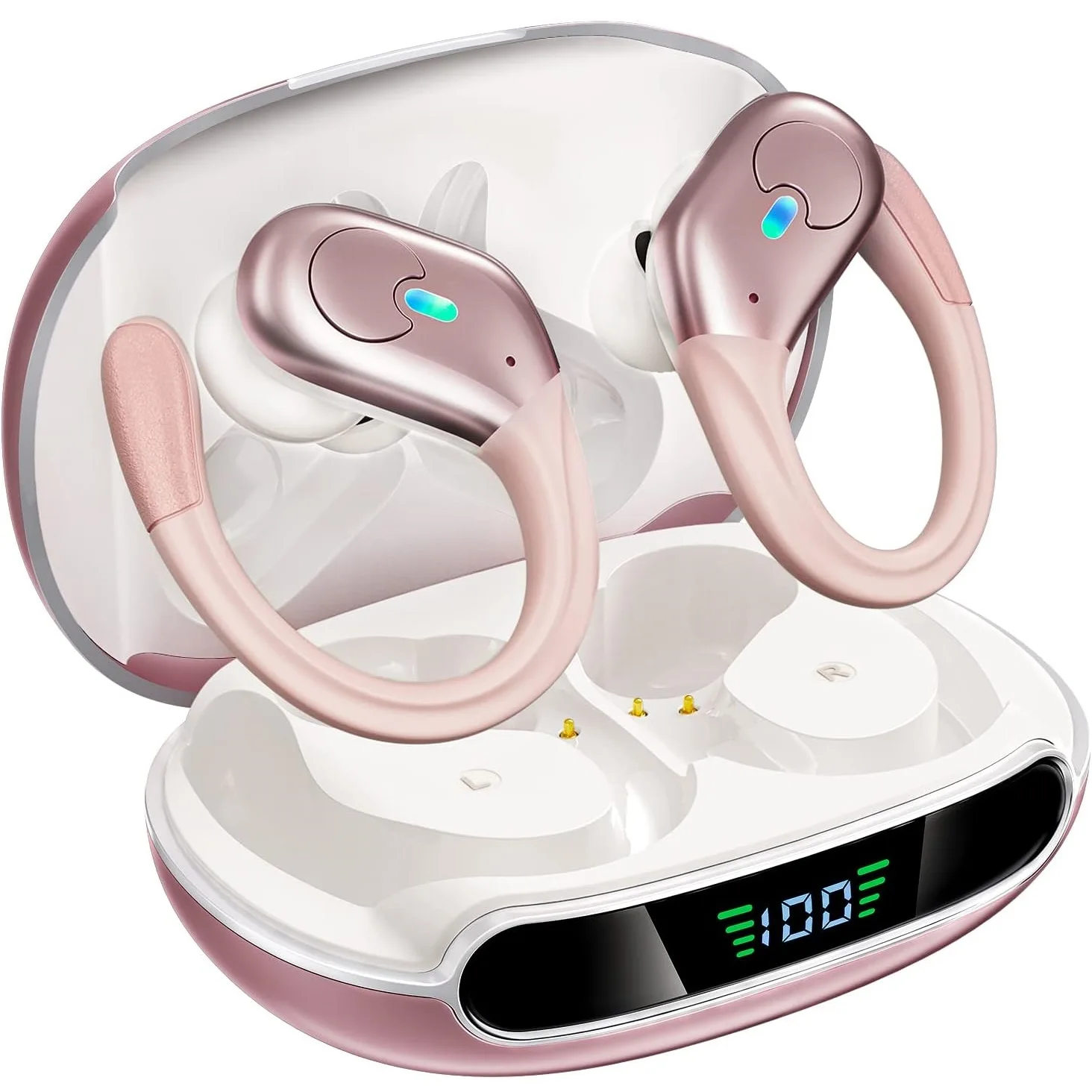 Home Office Headset - BX30 บลูทูธ 5.4 หูฟัง IPX7 หูฟังไร้สายกันน้ําพร้อม