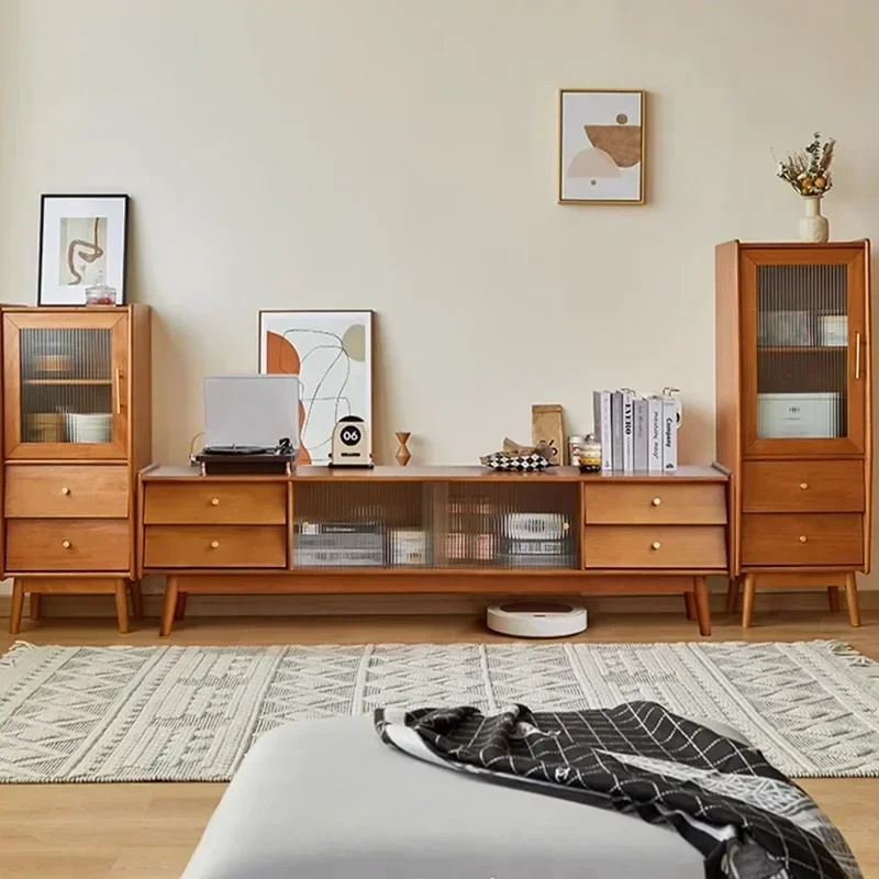 Drawer Pedestal Cabinet - ตู้วางทีวี ตู้วางทีวี ตู้เก็บของที่ทันสมัย ​​ตู้วางทีวี ลิ้นชัก แท่นวางพื้น