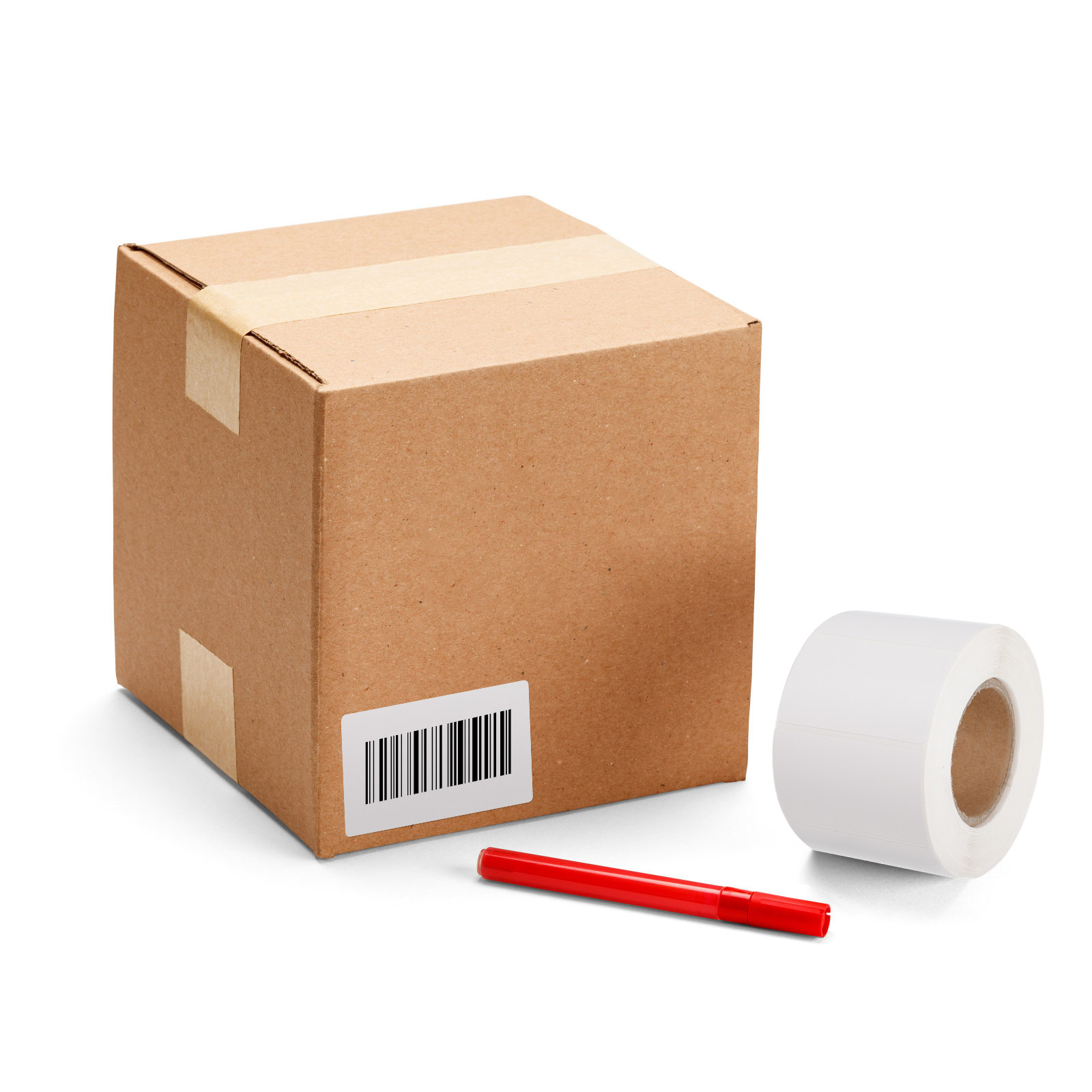 Address Home Office - 1 ม้วนฉลากความร้อนสีสันสดใส กาวเหนียวแน่น รูปทรงสี่เหลี่ยมผืนผ้า สำหรับงานพิมพ์ DIY