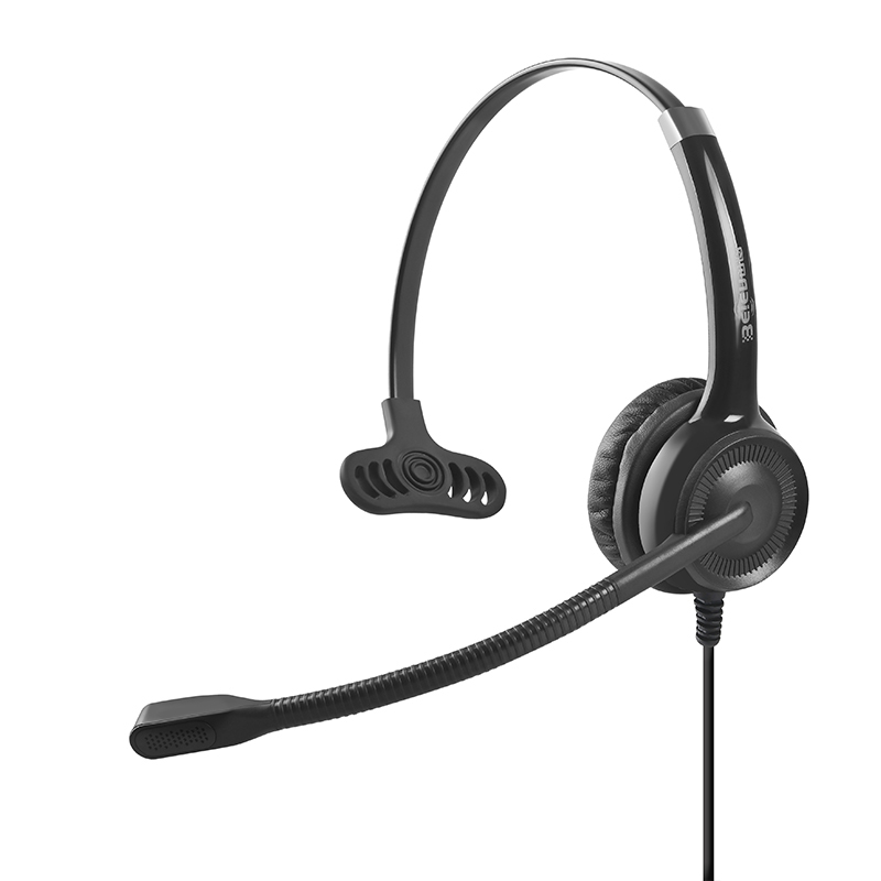 Home Office Headset - ชุดหูฟังสำหรับศูนย์บริการ CS11 พร้อมรีโมทคอนโทรลในตัว ระบบตัดเสียงรบกวนภายนอก เหมาะสำหรับพีซี/โทรศัพท์/แล็ปท็อป/โฮมออฟฟิศ