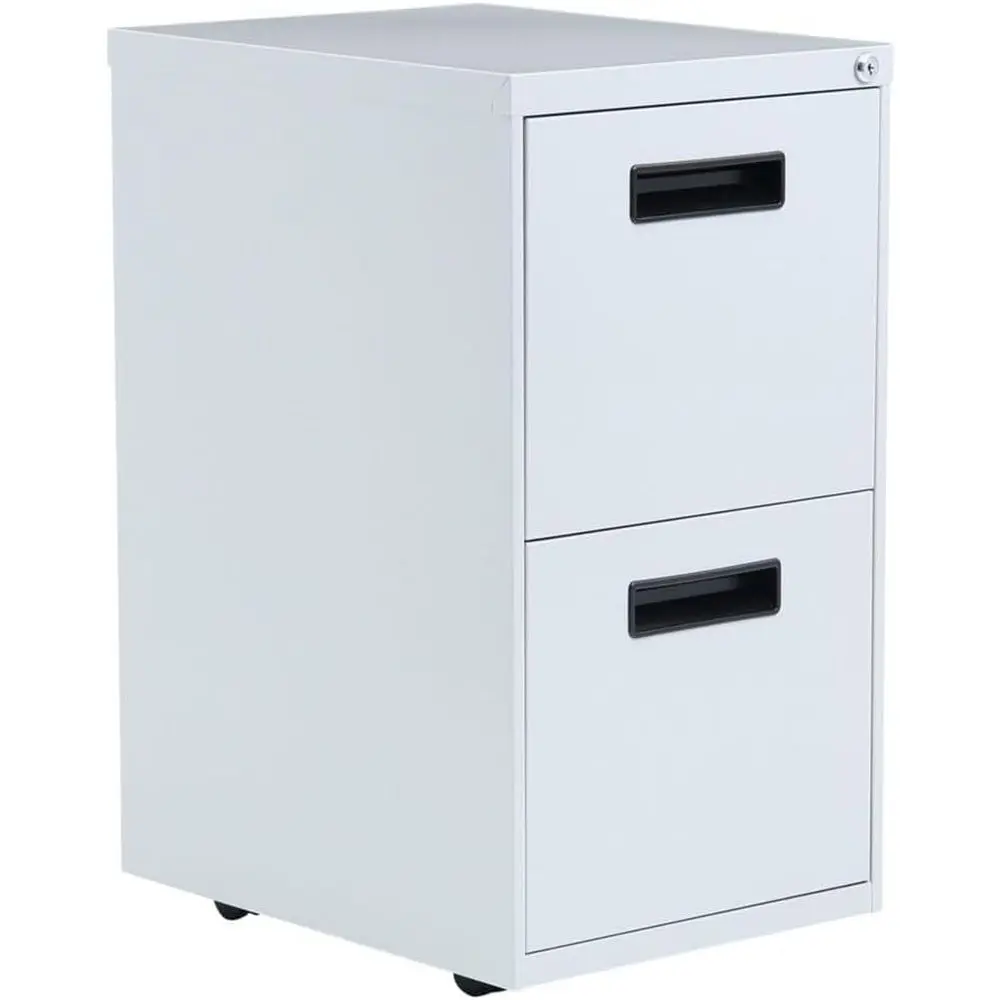 Drawer Pedestal Cabinet - ตู้เก็บเอกสารแบบแท่นสีเทา 2 ลิ้นชัก ขนาด Legal/Letter 15.875W