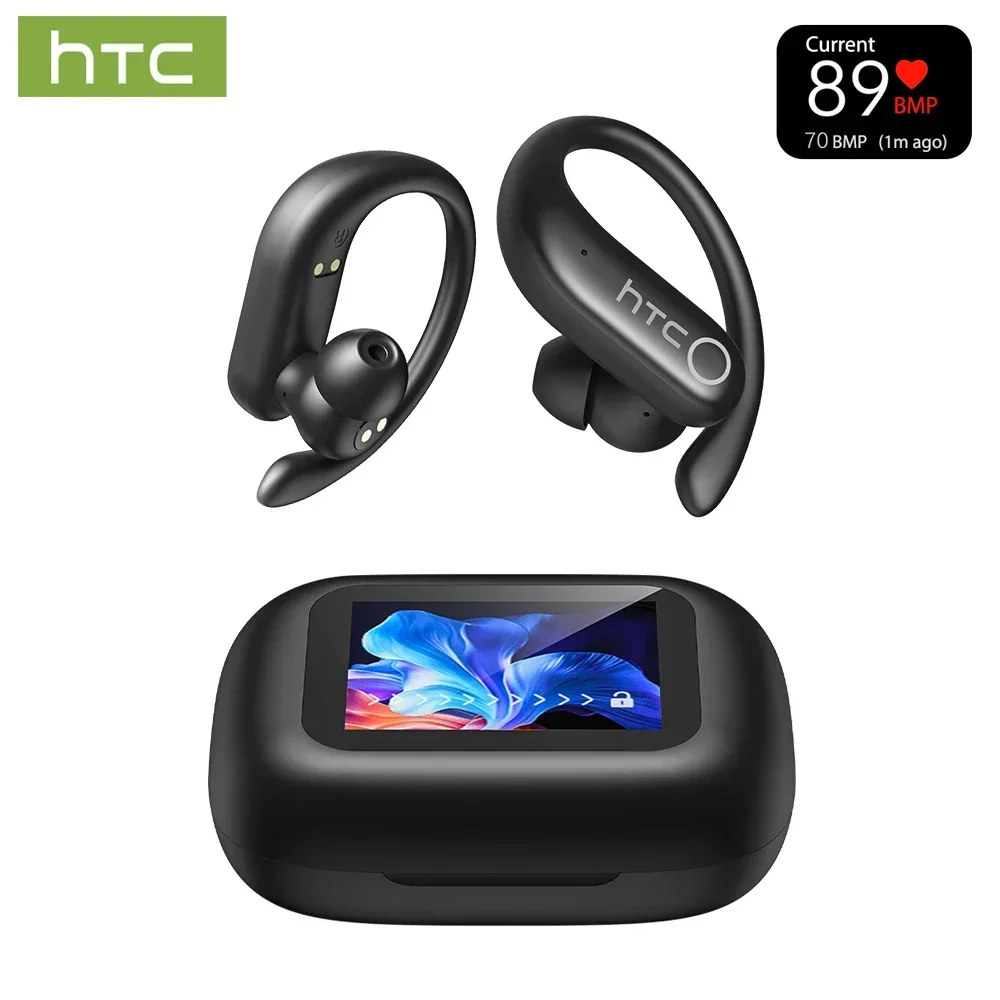 Home Office Headset - หูฟังบลูทูธ HTC NE61 ตัดเสียงรบกวน สำหรับเล่นกีฬา ไร้สาย