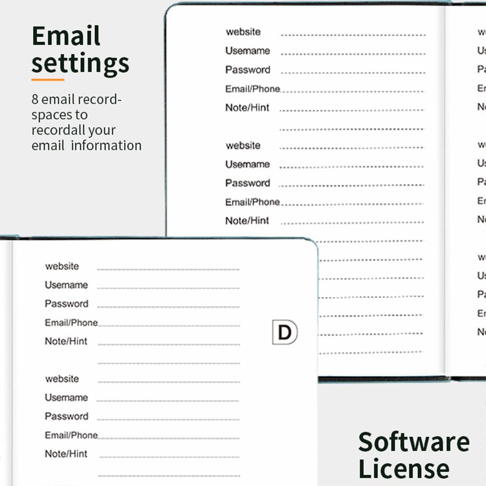 สมุดจดรหัสผ่านแบบเรียงตามตัวอั - Address Home Office บทวิจารณ์และราคา