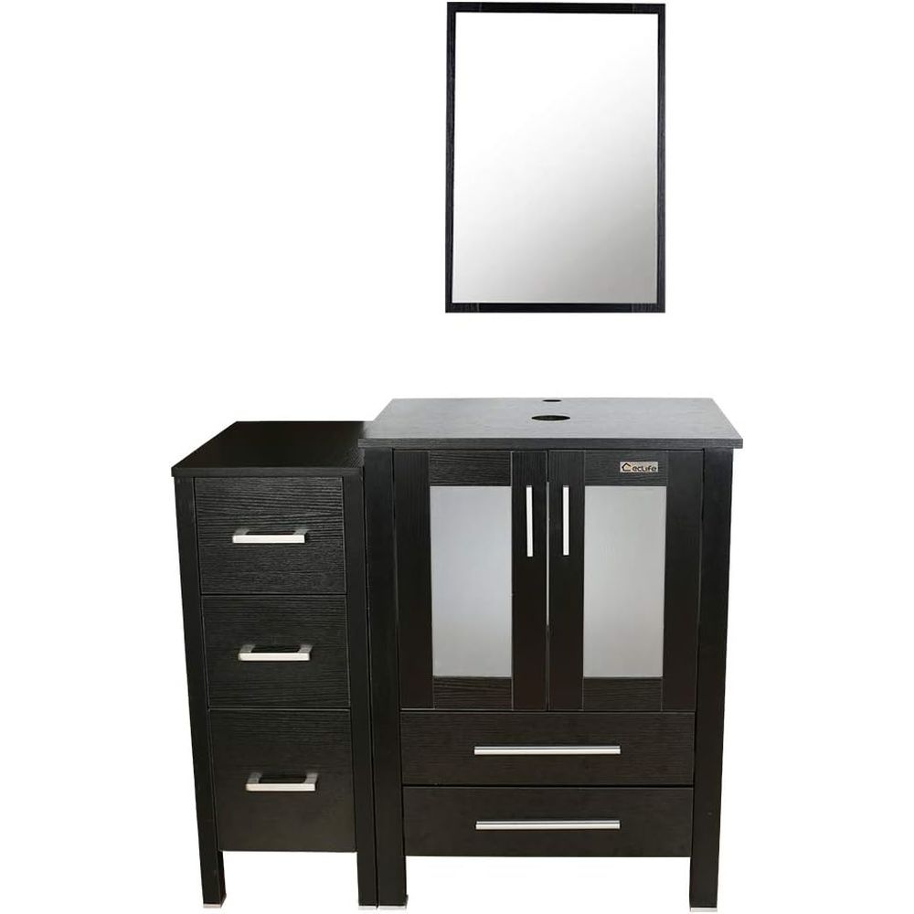 ชุดโต๊ะเครื่องแป้งห้องน้ำแบบตั - Drawer Pedestal Cabinet บทวิจารณ์และราคา