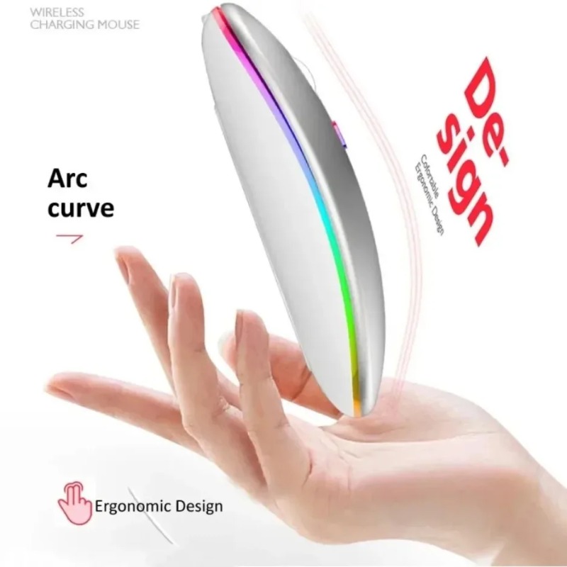 เมาส์ไร้สาย RGB แบบเงียบ 2.4G+ - Home Office For Mac บทวิจารณ์และราคา