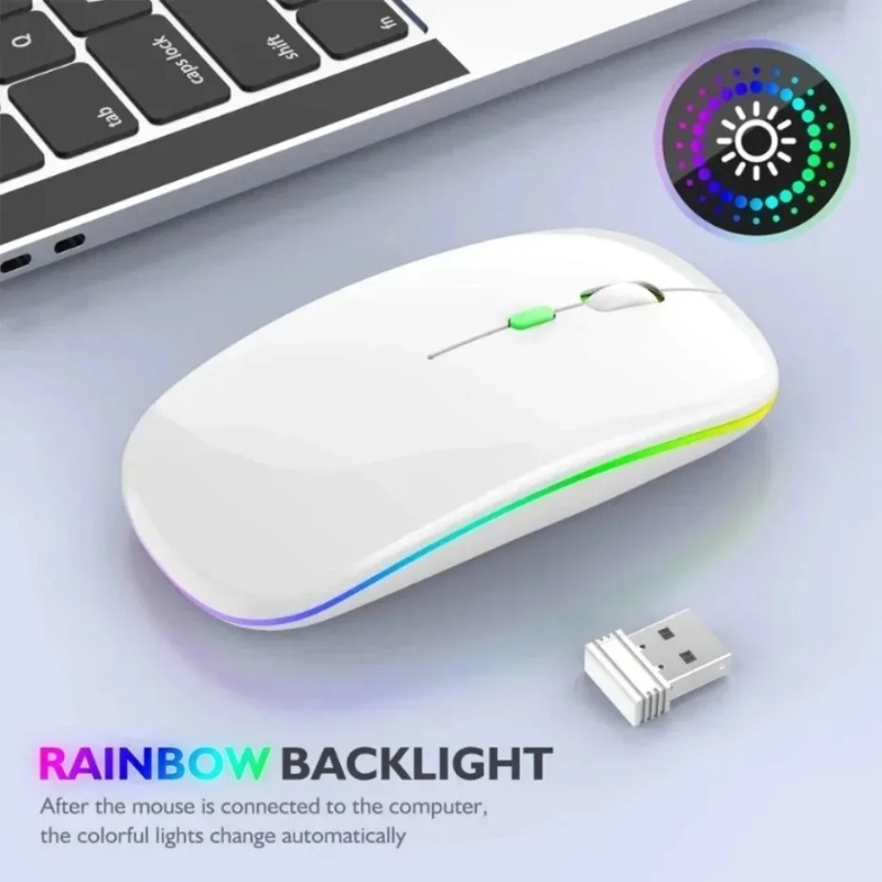 เมาส์ไร้สาย RGB แบบเงียบ 2.4G+ - Home Office For Mac บทวิจารณ์และราคา