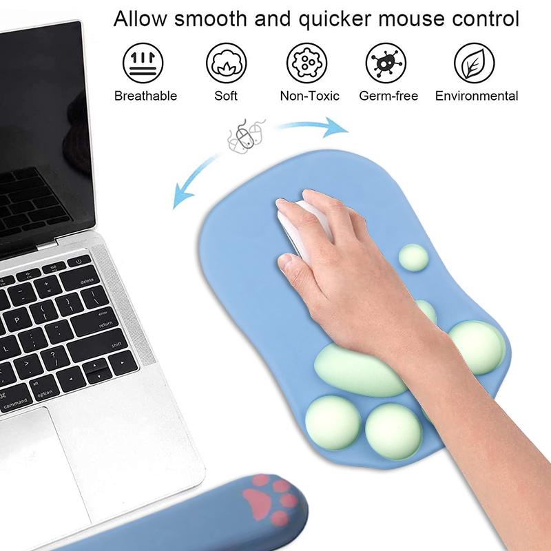 น่ารัก Ergonomic Cat Paw Mouse - Home Office For Mac บทวิจารณ์และราคา