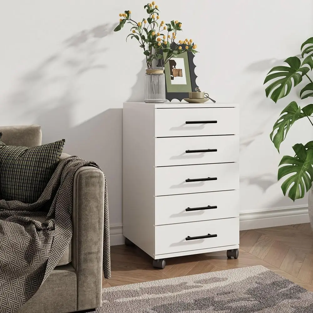 ตู้ลิ้นชักเคลื่อนที่แบบพกพา 5  - Drawer Pedestal Cabinet บทวิจารณ์และราคา