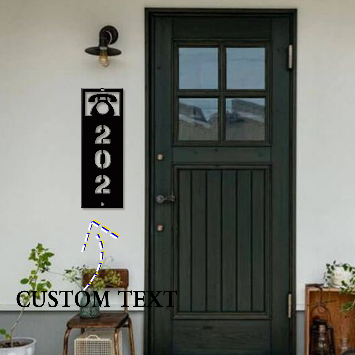 ป้ายเลขที่บ้านโลหะแบบโมเดิร์นส - Address Home Office บทวิจารณ์และราคา