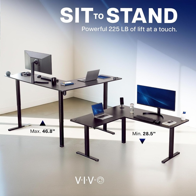 โต๊ะทำงานแบบยืน VIVO Corner St - Home Office Vivo บทวิจารณ์และราคา