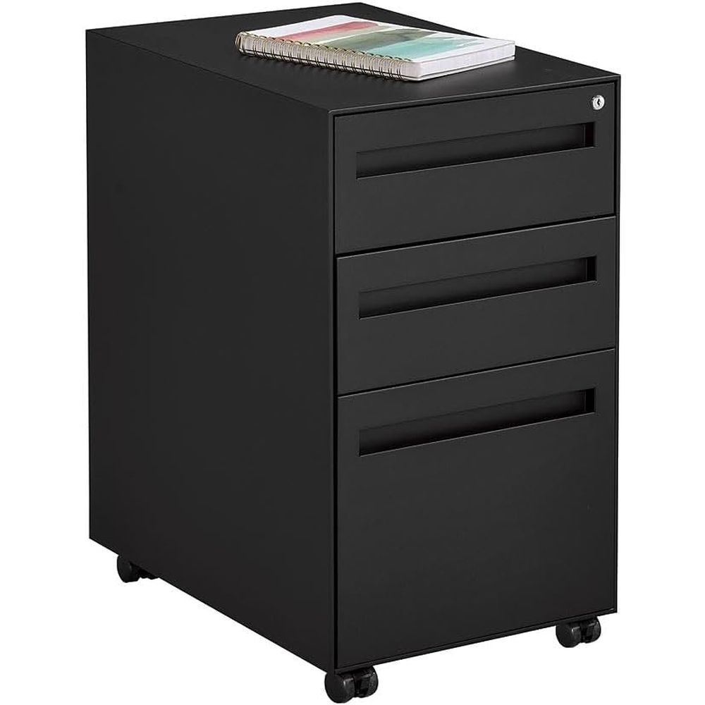 ตู้ตั้งพื้นพร้อมกุญแจล็อค 3 ลิ - Drawer Pedestal Cabinet บทวิจารณ์และราคา