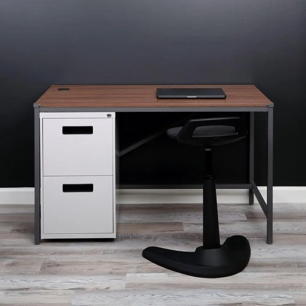 ตู้เก็บเอกสารแบบแท่นสีเทา 2 ลิ - Drawer Pedestal Cabinet บทวิจารณ์และราคา