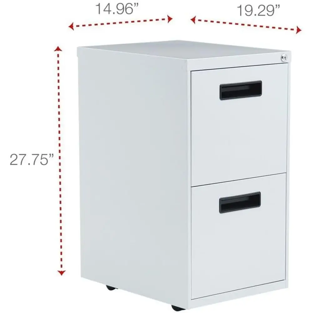 ตู้เก็บเอกสารแบบแท่นสีเทา 2 ลิ - Drawer Pedestal Cabinet บทวิจารณ์และราคา