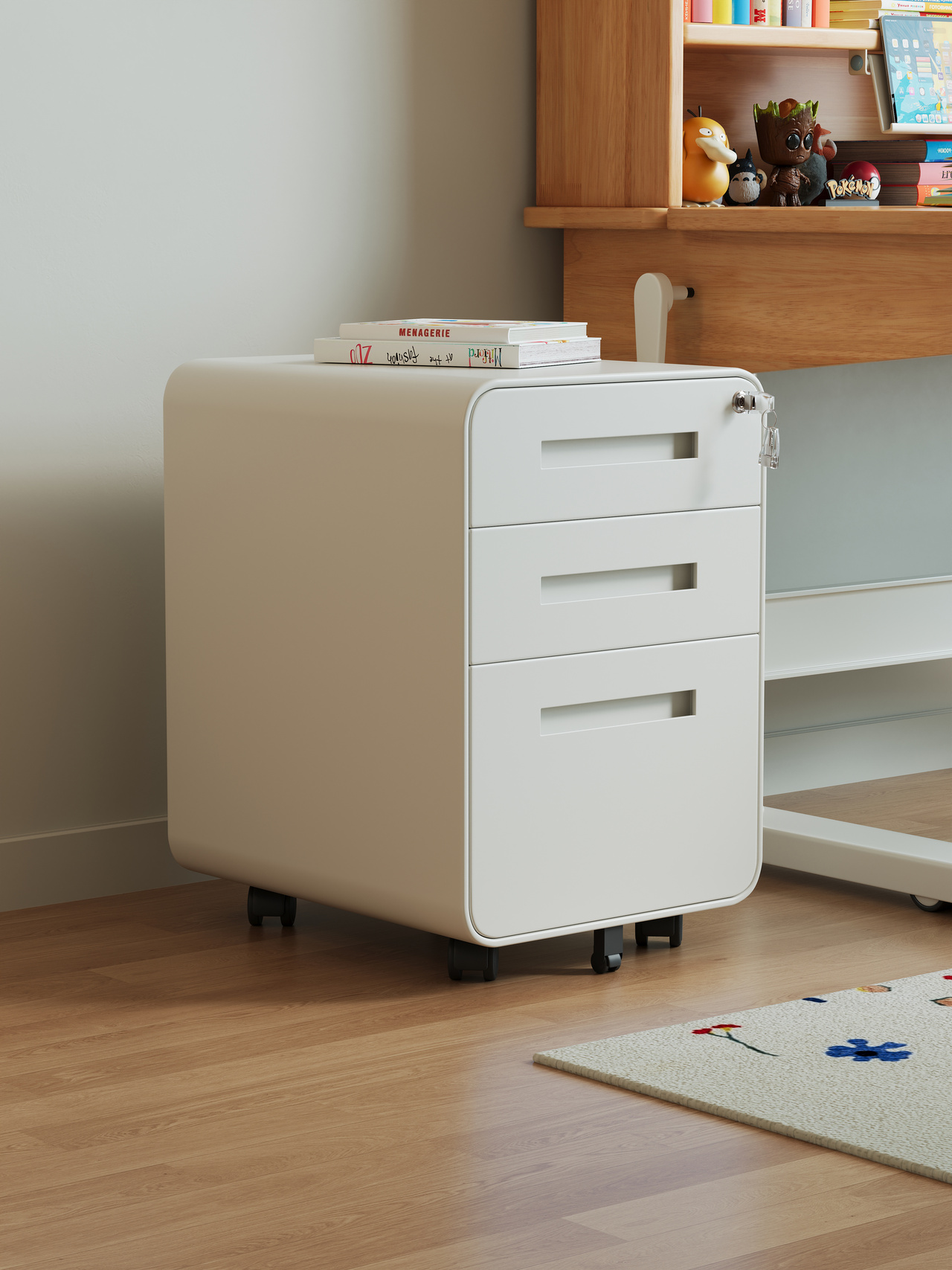 ￥%ตู้เก็บของเคลื่อนที่ 3 ลิ้นช - Drawer Pedestal Cabinet บทวิจารณ์และราคา