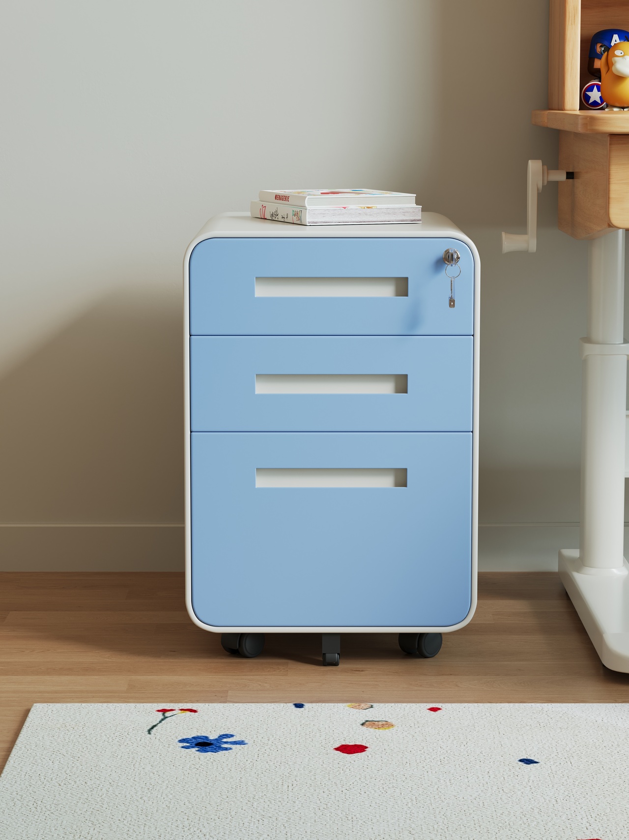 ￥%ตู้เก็บของเคลื่อนที่ 3 ลิ้นช - Drawer Pedestal Cabinet บทวิจารณ์และราคา