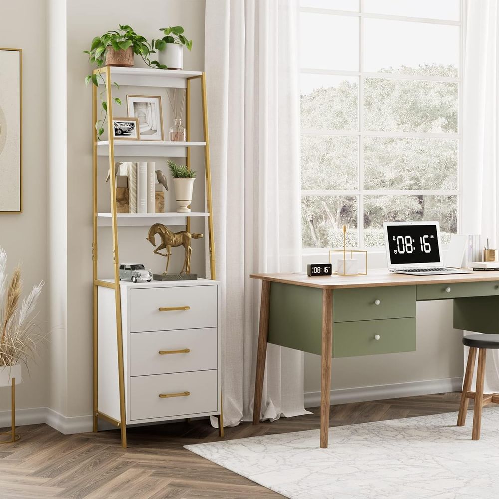 HITHOS ชั้นวางหนังสือ 4 ชั้น,  - Home Office Shed บทวิจารณ์และราคา