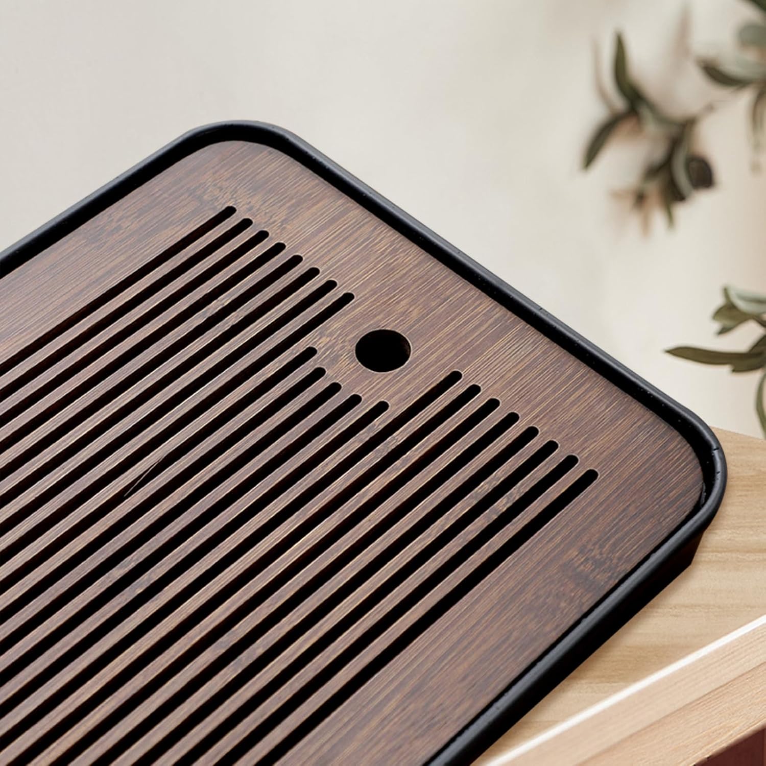 ถาดชาไม้ไผ่ธรรมชาติพร้อมที่เก็ - Home Office Hidden Desk บทวิจารณ์และราคา