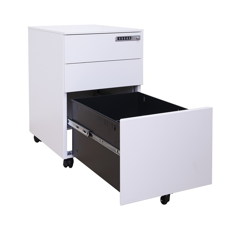 ตู้เก็บเอกสารแบบพับได้ 3 ลิ้นช - Drawer Pedestal Cabinet บทวิจารณ์และราคา
