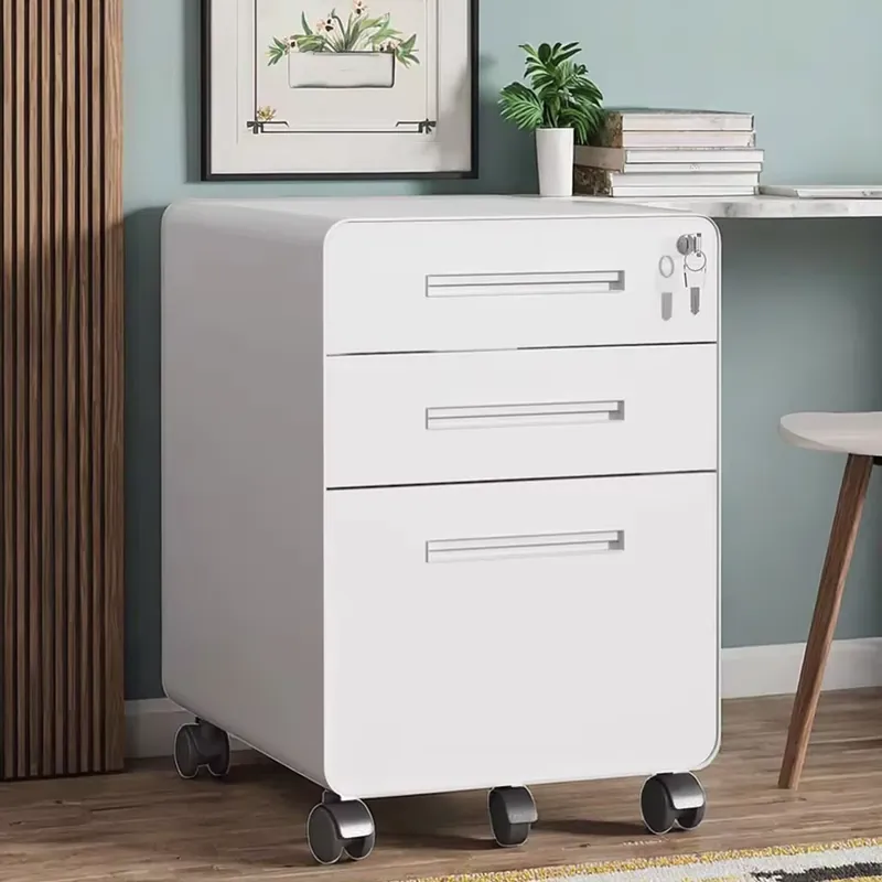 ตู้เก็บเอกสารแบบเคลื่อนที่ 3 ล - Drawer Pedestal Cabinet บทวิจารณ์และราคา